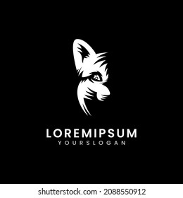 cat logo design vector illustration 