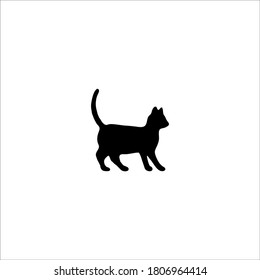 signo vectorial de diseño de logotipo de gato