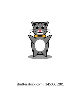 Cat Logo Design Vector Stock