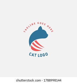 Cat Logo design vector template. animal logo vector