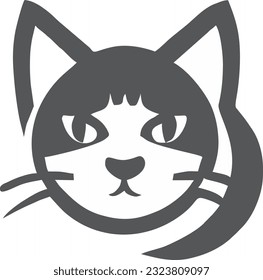 Cat logo design, Veterinary clinic shop icon, Pet home, Vector illustration 7