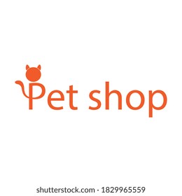 Cat Logo Food Design Meat