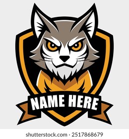 Cat Logo Gaming, Cat Logo Mascot, Cat Head Mascot logo