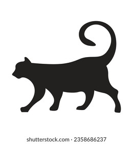 Cat logo icon design illustration