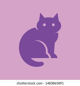 Cat logo. Icon design. Template elements