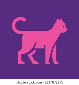 Cat Logo. Icon design. Template elements