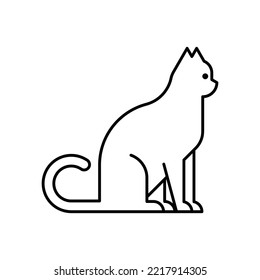 Cat Logo. Icon design. Template elements