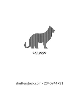 cat logo icon design template