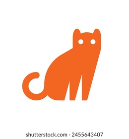 Cat logo. Icon design. Template elements	