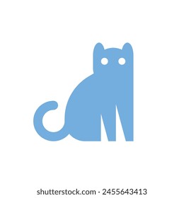 Cat logo. Icon design. Template elements	