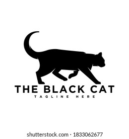 idea de diseño de logotipo de gato simple