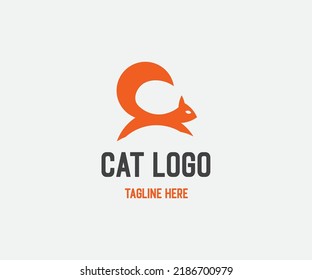 CAT logo , cat icon, unique, creative, attractive, amazing