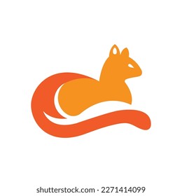 Plantilla vectorial de icono de la ilustración del logotipo del gato
