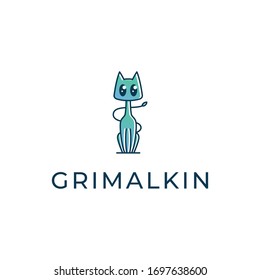 The cat logo looks very modern, clean, simple and classy, nuanced in cyber punk