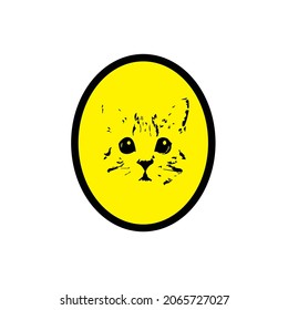Cat logo. Minimalist logo design. Creative logos. Beautiful and simple elements.