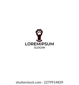 cat logo, pet logo, black cat logo and simple logo icon.