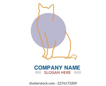 Cat logo stock vector Illustration of creative Design vector art cat  and company logo illustrator design free download.