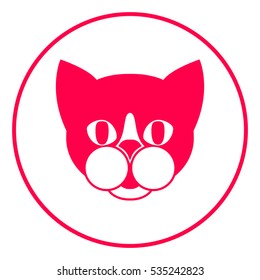 Cat - logo, symbol, protect sign, icon