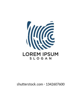 cat logo template