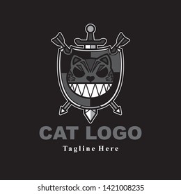 Cat logo Template Design Vector, eps 10
