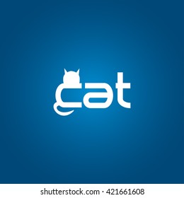 Cat  Logo Template Design Vector