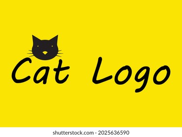 Plantilla de logotipo de gato. EPS 10