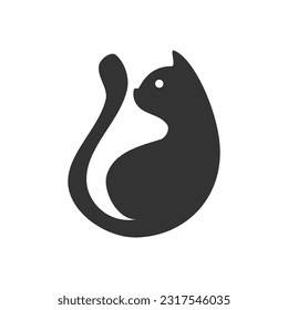 cat logo template. Icon Illustration Brand Identity. Isolated and flat illustration. Vector graphic