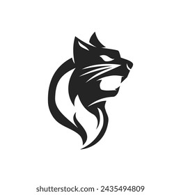 Plantilla de logotipo de gato aislado. Identidad de marca. Icono Abstracto Vector gráfico