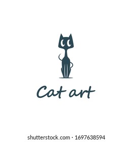 The cat logo is unique, prominent and fun