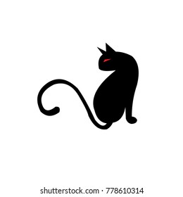 cat logo vector