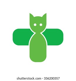 cat logo vector. cat icon vector. template logo for cat.