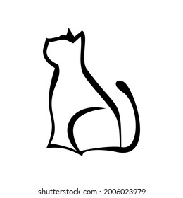 cat logos with pet shop Free Vector Logo templates