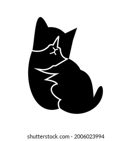 cat logos with pet shop Free Vector Logo templates