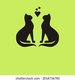 cat love funny best ote bag design vector illustration for use in design and print poster canvas