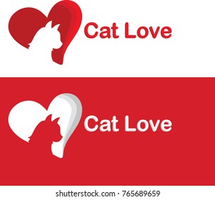 Cat  Love Logo