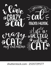 cat lover bundle graphic design