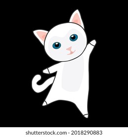 cat lover cute vector illustrator