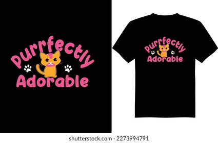 Cat lover funny typography quote black t-shirt design vector. Graphic kitty pet character face trendy fashion   background. Ready to print, poster, apparel, clothe, girl, children, label drawing.