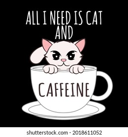 cat lover i need cat and c feine wo scoop neck best art art vector design illustration print poster