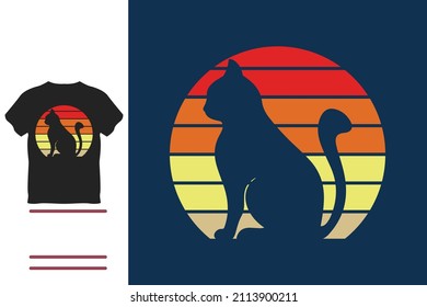 Cat lover t shirt design