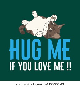Cat lover T-shirt  Design: So cute 