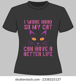 Cat lover T-shirt design, Cat t-shirt design, Meow lover, Cat Mom t shirt design