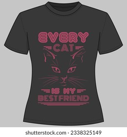 Cat lover T-shirt design, Cat t-shirt design, Meow lover, Cat Mom t shirt design