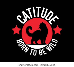 Cat Lover T-shirt Design Vector Art