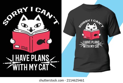 Cat Lover T-shirt Vector Design