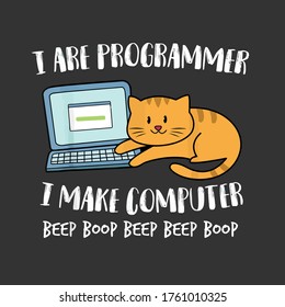 diseño divertido de vector de amor de gato nuevo
