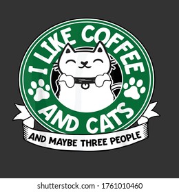 cat lover vector funny design new