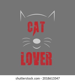 cat lover wo sport best design vector illustration for use in design and print poster canvas