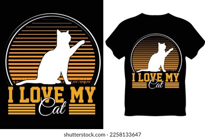 Cat Lovers, Best and Unique copyright free T-shirt Design