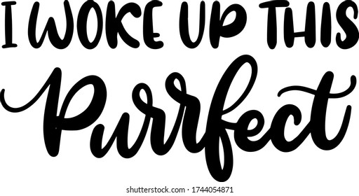 CAT LOVERS QUOTE LETTERING VECTOR